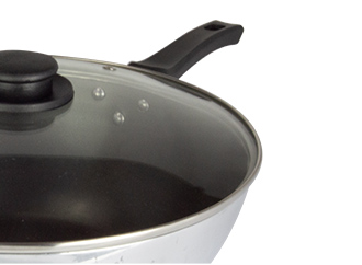 Wok#24conTeflónyTapadeCristal