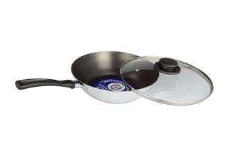 Wok#26conTeflónyTapadeCristal